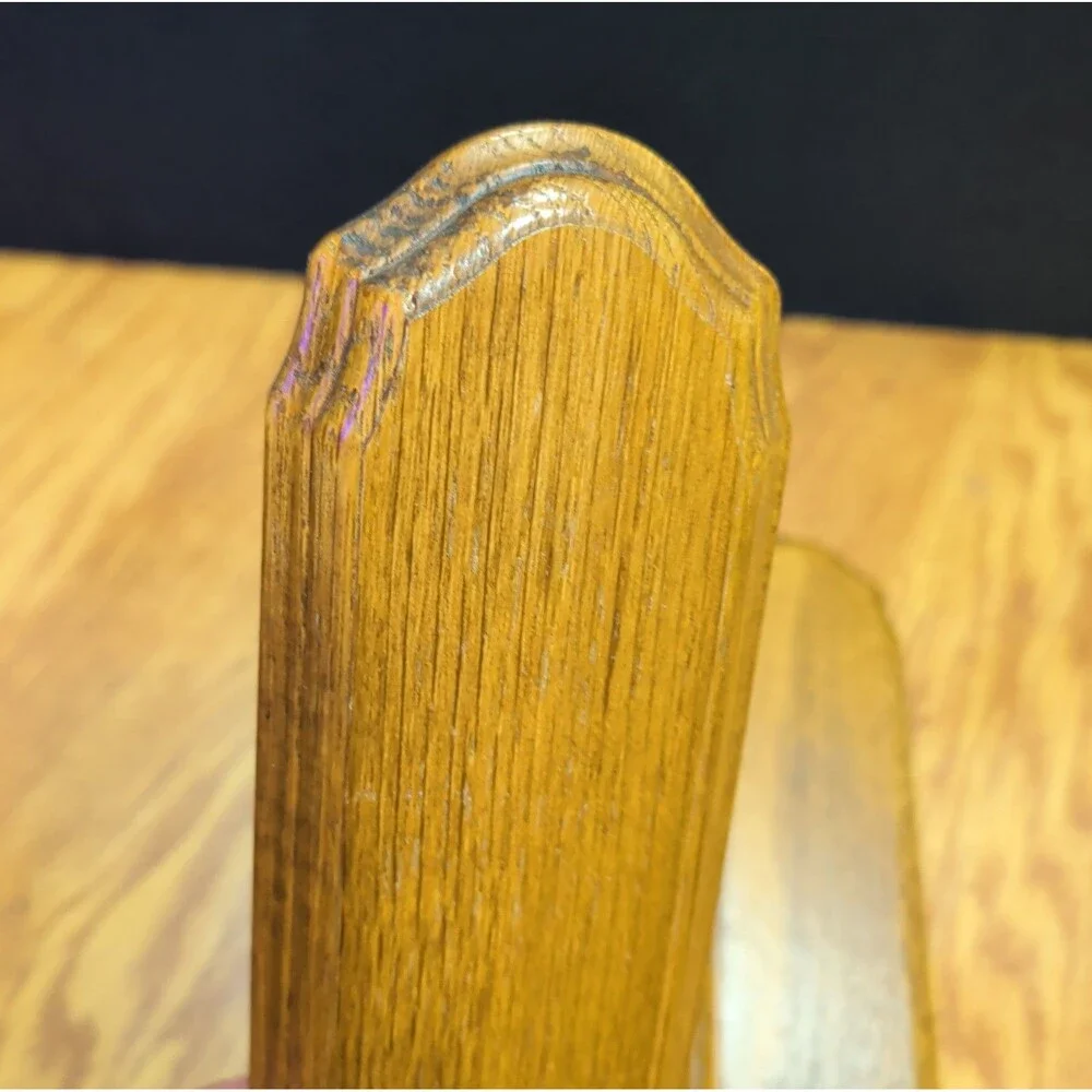 Vintage Wood Wall Sconce Candle Holders Pair 14”
